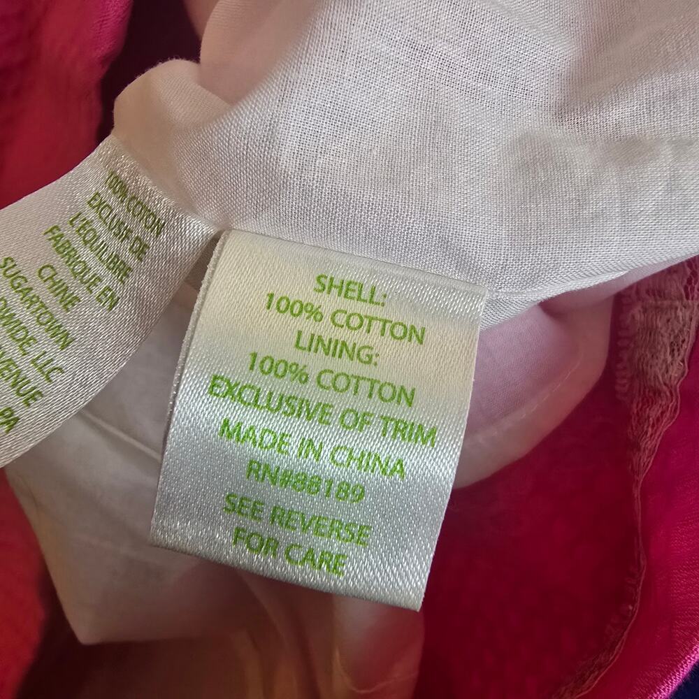 Lilly Pulitzer Rosie Shift Dress Lined Hot Pink Size 0 Barbiecore NWOT - Picture 12 of 12